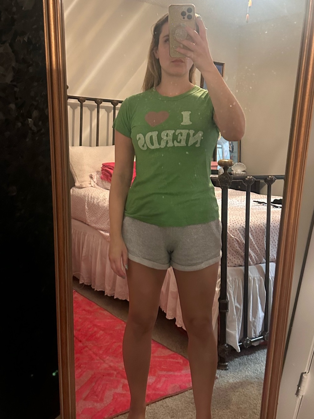 Size Small Green Junk Food Graphic Tee - I Heart Nerds